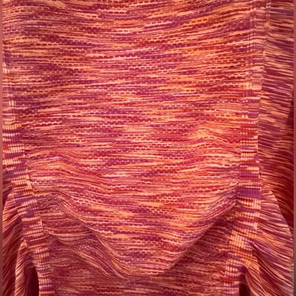 ATHLETA Space Dye Tee, Size Small, Rouched Sides, Athletic, Athleisure, - Picture 5 of 6